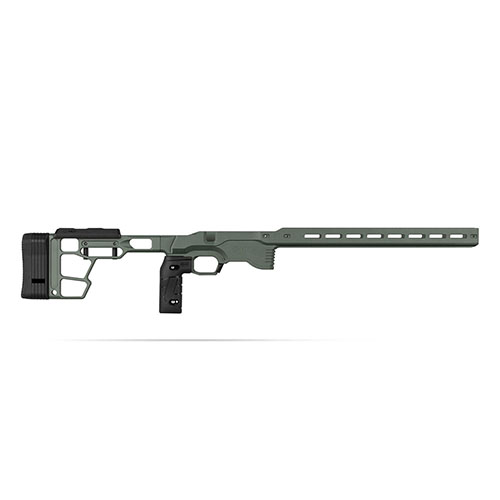 Das MDT ACC Premier GEN2 Chassis bietet überlegene Präzision und Stabilität, mit einem stabilen Forend, ARCA-Schiene und individueller Anpassung für dein Schießerlebnis.